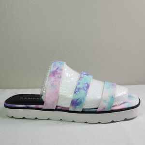 Rampage Women's Tie-Dye Slide Sandals